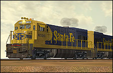ATSF U23B Locomotive - 2.78 MB KB