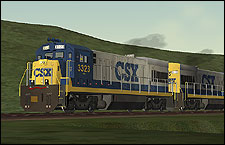 CSX 3323 U23B Locomotive Model - 2.2 MB KB