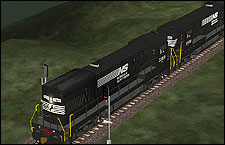 Norfolk Southern 3909 high hood U23B Locomotive - 1.87 MB KB